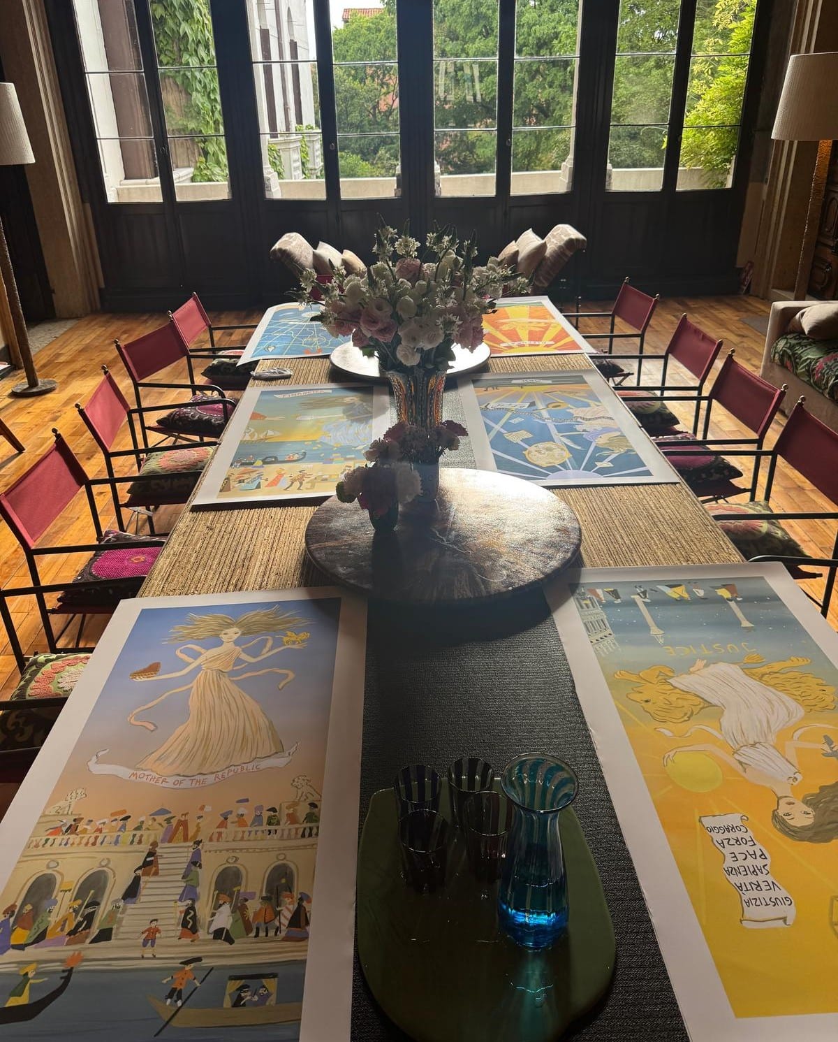 Behind the scenes of the flag production process